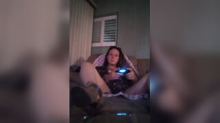 Amateur mother I'd like to fuck Playing Clip Games In Hawt Night Gown