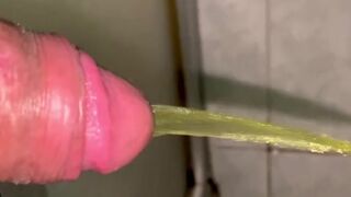 voided urine hard in my sister's baths.