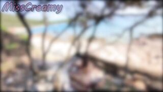 My STEP-DADDY gets his SHLONG wanked by his STEP-DAUGHTER in PUBLIC on a BEACH in CROATIA AT THE RISK of getting CAUGHT by STRANGERS WATCHING