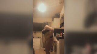 Hawt mixed beauty in ???? solo doggystyle!