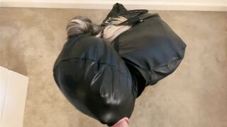 KinkyViolet Armbinder Oral sex