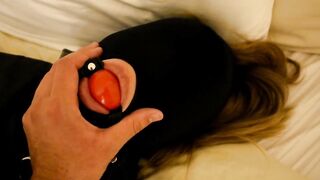 Fastened with a Ballgag