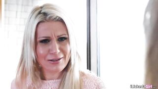 Lesbo pair Madison Missina and Jessie Lee Pierce tries to work things out once more.The large titties mother i'd like to fuck is licking her wifes cunt then use her finger.