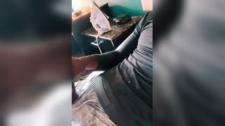 BBC after work jerking and cum