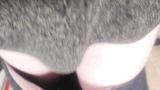 Pissing into naval decanter