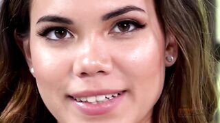 Keilani Kita plays with her snatch until that babe's leaking moist