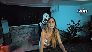 Terrifier screws Natalia Alvarado on Halloween night