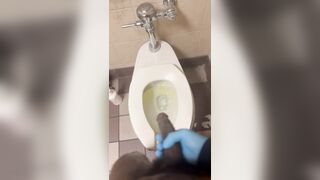 Had to Void urine at WORK and got EXCITED!! •groaning•