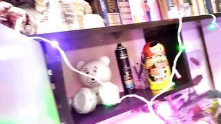 Sexy performance of a older whore with large dildos in her booty, in her cunt, with a schlong in throat! ))