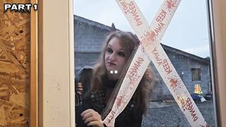 5 Lesbos have an fuckfest for Halloween in a bar and play with vibrators in cosplay