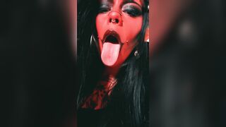 Juicy Throat and Lengthy Tongue