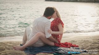 We Discovered a Secret Beach for Outdoor Sex - Real Amateur Pair