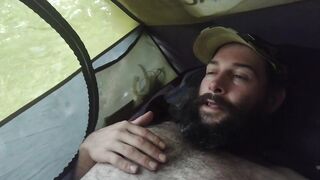 Tent confession. Dad needs u. I wanna play with your wang