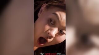 Brunette hair Honey Vagina Licked In 4way Sex