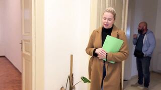 Sexy Real Estate Agent Gets Screwed By Large Knob Clients