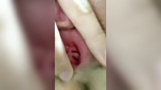 supplementary zoomed close-up twat fingering. Virgin gal with constricted vagina