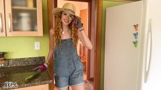 Shy Country Angel Earns 1st Creampie