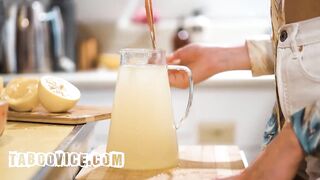 Nympho Housewife Takes 2 Hard Schlongs To Calm Down
