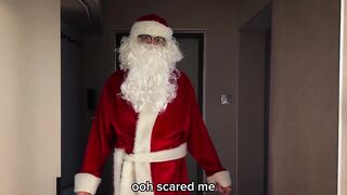 Chick Masha Bangs Santa Claus During the time that Her Spouse Is on a Business Voyage - English Subtitles