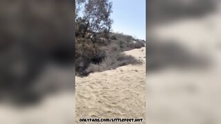 ????ORAL-SEX On The Beach, I Hope Nobody FIND Me