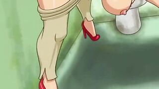 Lois Get Screwed in Latrine ( Toon Porn Parody )