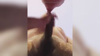 Giving a nice oral-job