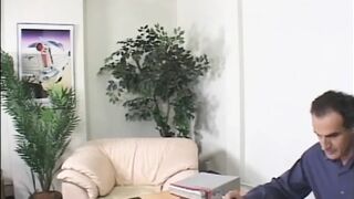 Ebony and white lesbos vagina licking sextoy playing