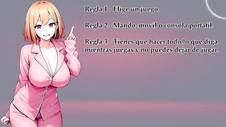 Spanish audio JOI - See out! For gamers who love anal, don't miss this perverse JOI.