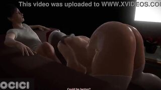 Mrs. Claus gives a youthful guy an incredible oral-job on Christmas Eve - CG Comics - OCICI