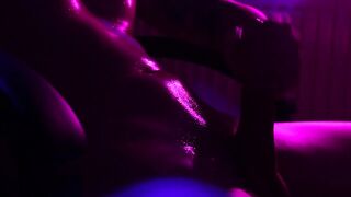 Solo Stud masturbating alone