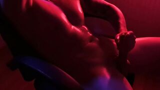 hunk solo masturbation