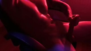 hunk solo masturbation