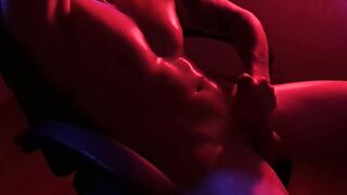 hunk solo masturbation
