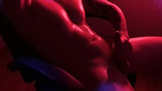 hunk solo masturbation