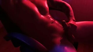 hunk solo masturbation