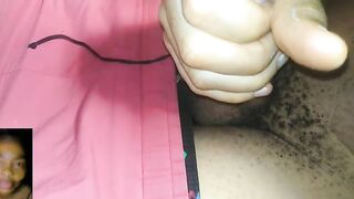 Enchanting hot large dong masturbating