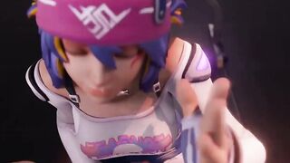 1 hour of Kiriko from Overwatch the very superlatively good animated toon porn manga