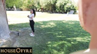 HOUSEOFYRE- Breasty mother I'd like to fuck screws her fan