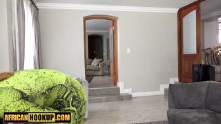 Biggest Natural Boobs Ebony Dance Teacher Disrobes To Please Excited White Student