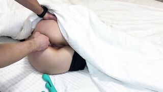 My stepdaughter has learned to wank, so it's time to educate her fisting