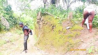 Hardcore big beautiful woman wife drilled landlord large obese ramrod on the road