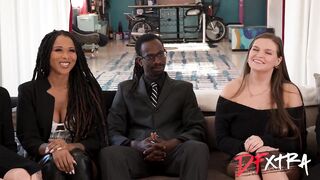 Hawt Sales Woman Railed By Huge Cocked Colleagues - Erin Everheart - DFxtra