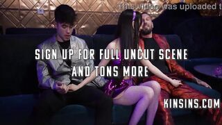 Ronnie Violet Screws Stepdad And Stepbro At The Stripclub This babe Works In