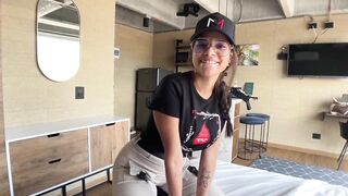 1st Amateur Casting with Colombian Breasty Large Booty mother I'd like to fuck Lalin girl