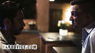 Golden-haired Waitress Double Penetration With Wealthy Businessman And His Ally