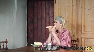 MOMMY4K. Mamma was having pleasure with a sausage, and then with youthful jock
