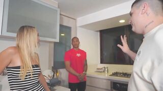 Babydoll swallows a biggest load from my BBC ally!