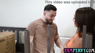 Wicked latin stepsis orders her stepbrother to bang her hard