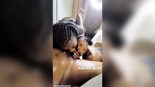 2 black whores getting screwed