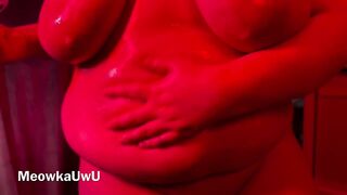 Oiled Up Domme Shows Off Each Inch – Soft, Erotic, Private big beautiful woman